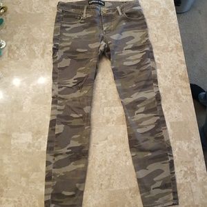 Camo size 4 Express Jeans